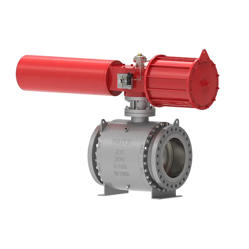 Trunnion Ball փական